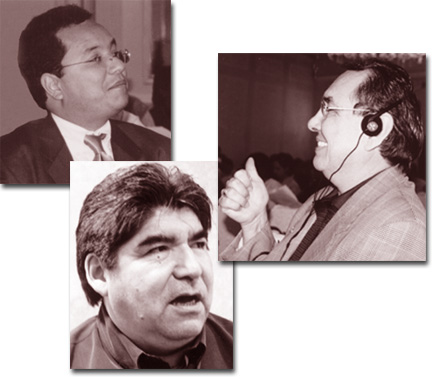 Ambassador Ronalth Ochaeta, Ted Moses, J. Wilton Littlechild